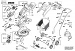 Bosch 3 600 H81 J72 ROTAK 37 LI Lawnmower Spare Parts